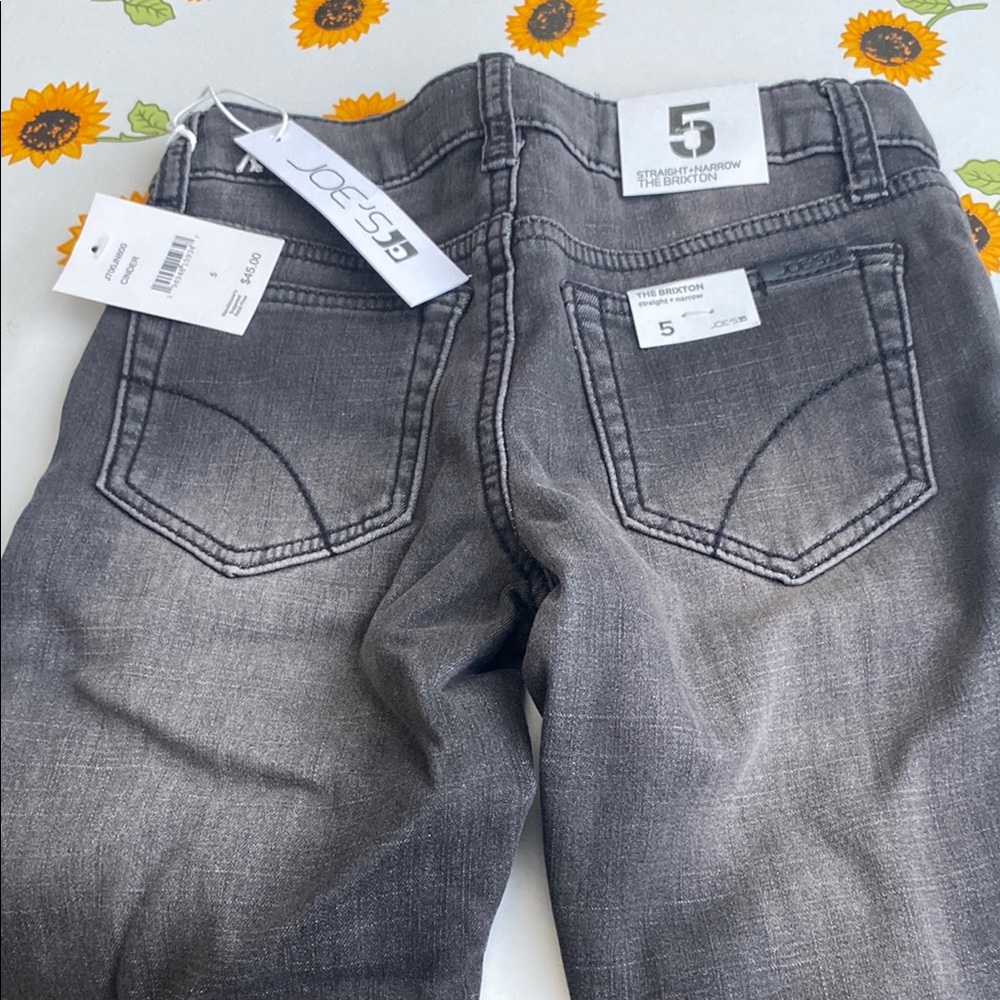 Joe's Jeans Gray Straight-Leg Denim